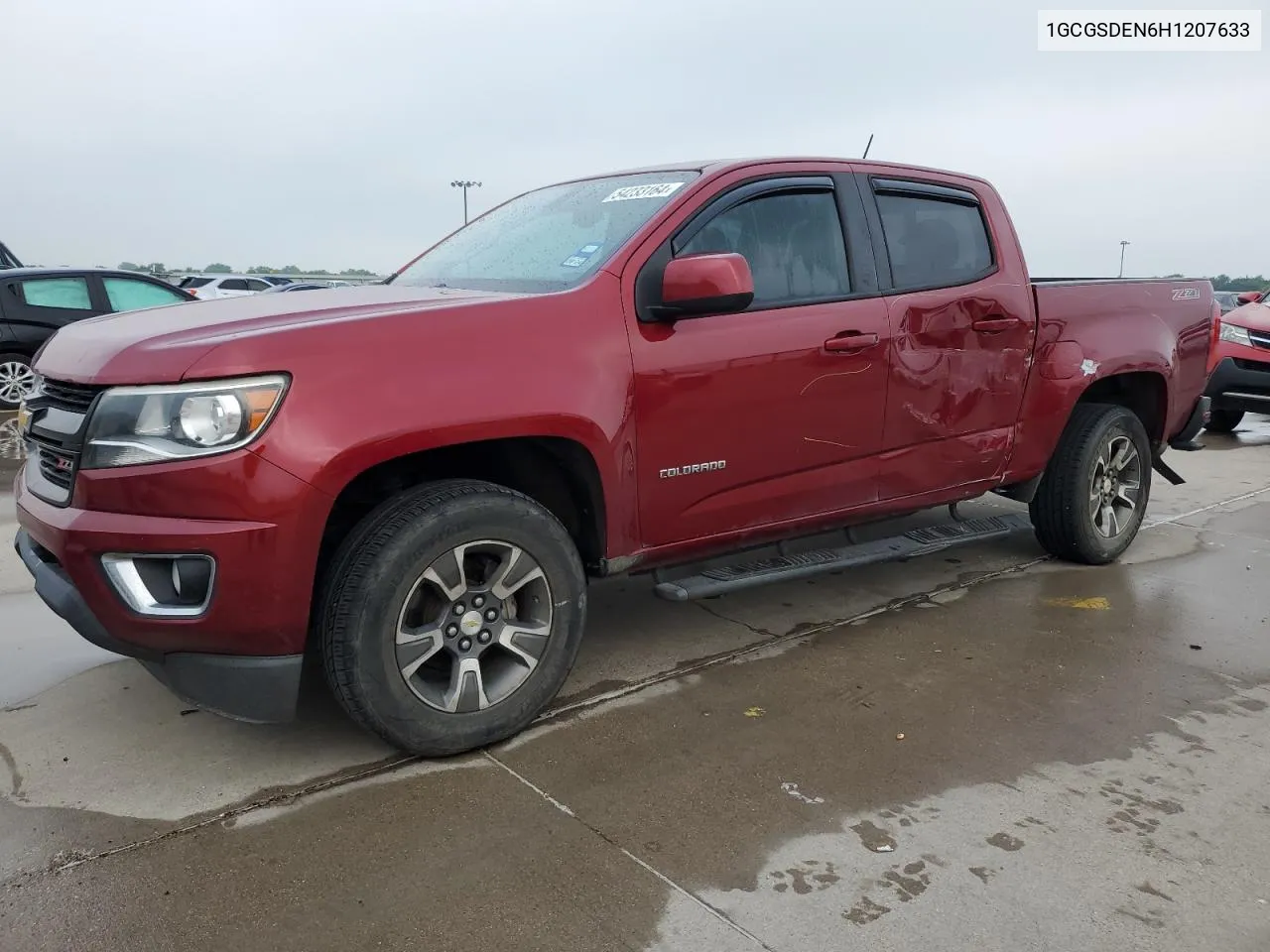 2017 Chevrolet Colorado Z71 VIN: 1GCGSDEN6H1207633 Lot: 54233164