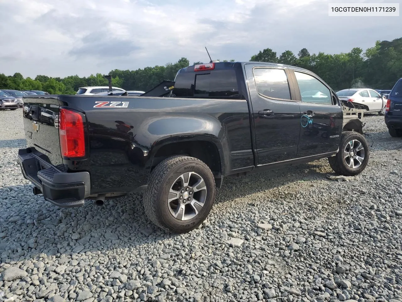 2017 Chevrolet Colorado Z71 VIN: 1GCGTDEN0H1171239 Lot: 57194124