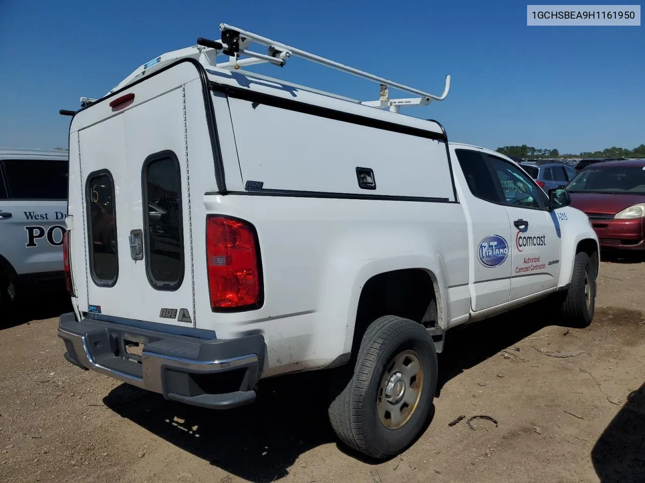 2017 Chevrolet Colorado VIN: 1GCHSBEA9H1161950 Lot: 58316164