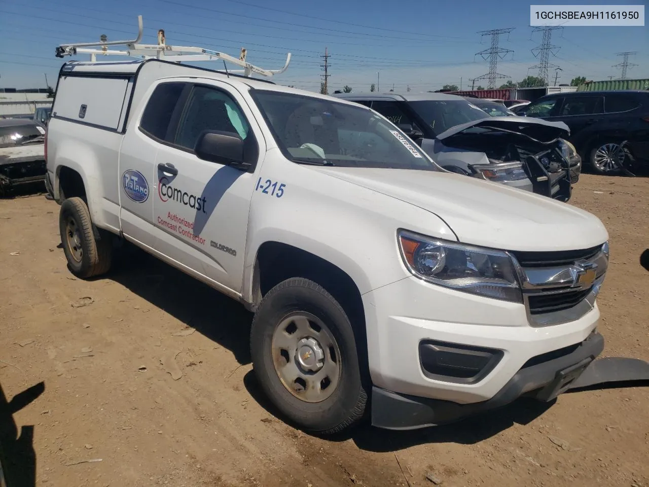 2017 Chevrolet Colorado VIN: 1GCHSBEA9H1161950 Lot: 58316164