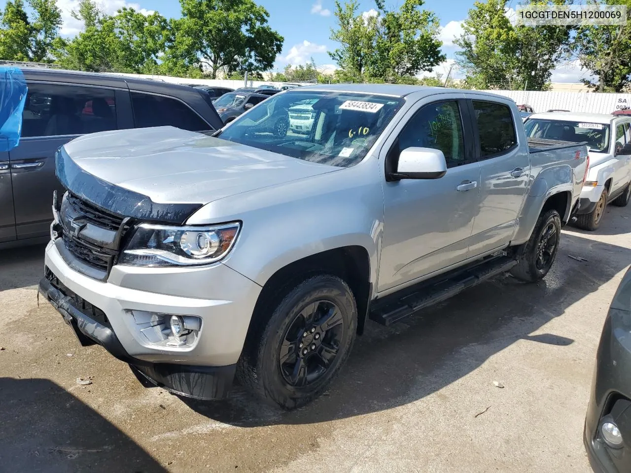 2017 Chevrolet Colorado Z71 VIN: 1GCGTDEN5H1200069 Lot: 58443834