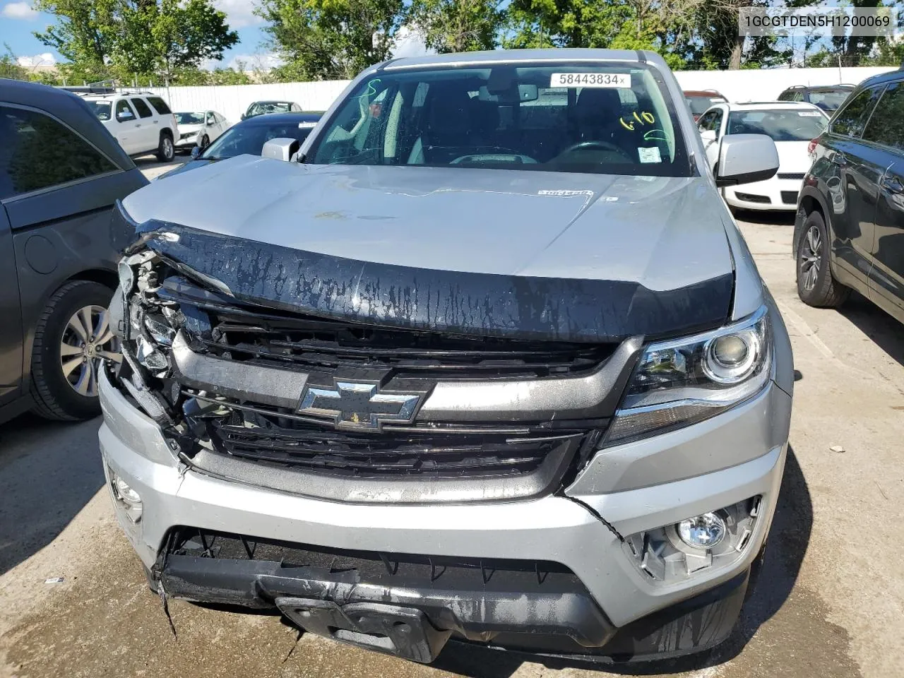 2017 Chevrolet Colorado Z71 VIN: 1GCGTDEN5H1200069 Lot: 58443834