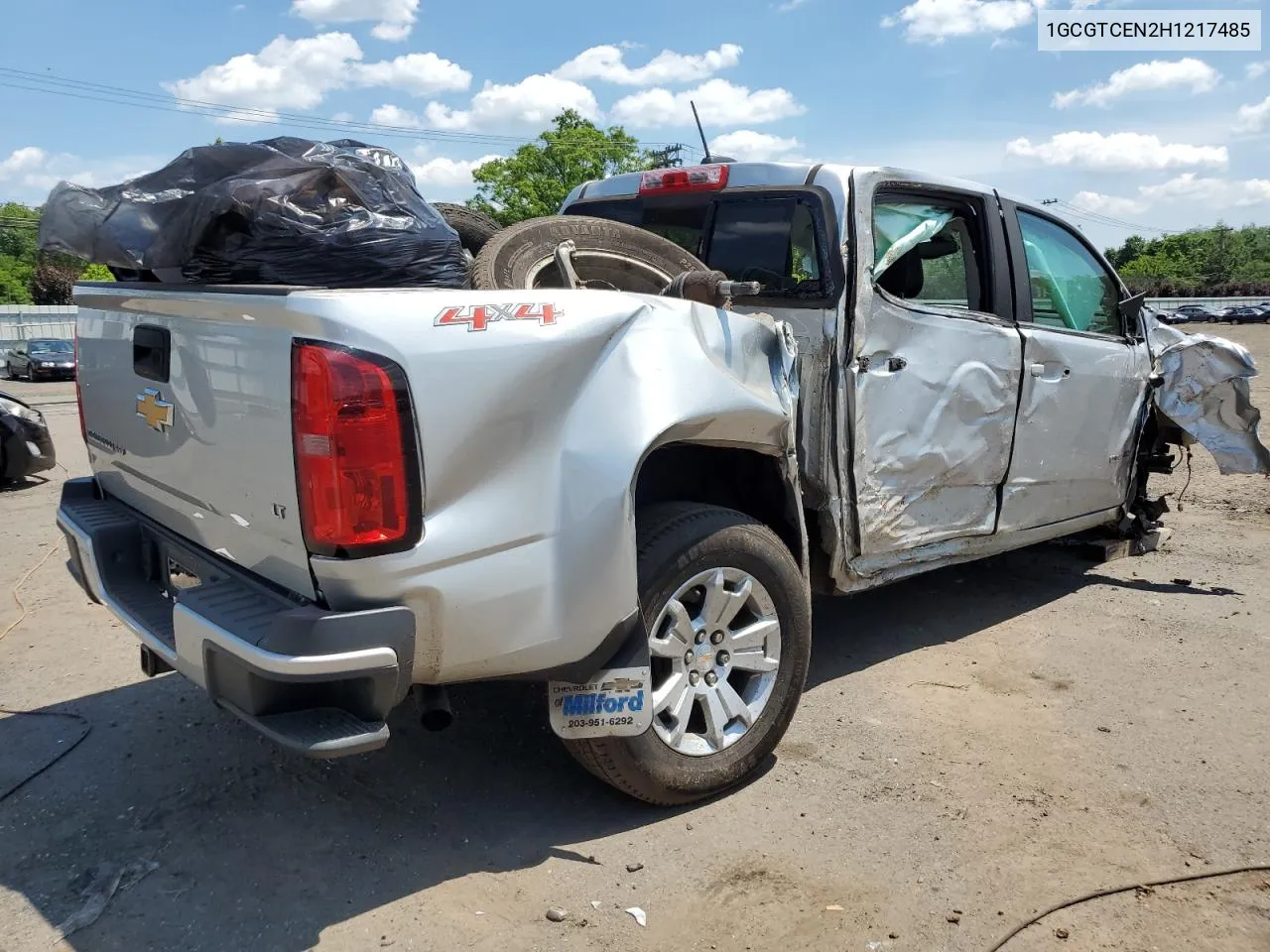 2017 Chevrolet Colorado Lt VIN: 1GCGTCEN2H1217485 Lot: 58639704