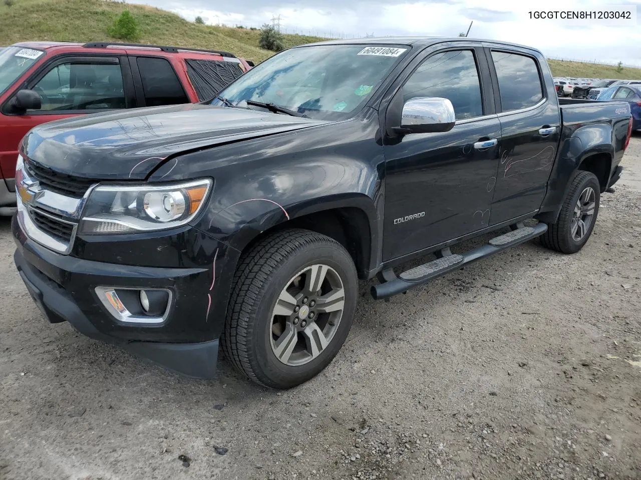 2017 Chevrolet Colorado Lt VIN: 1GCGTCEN8H1203042 Lot: 60491084