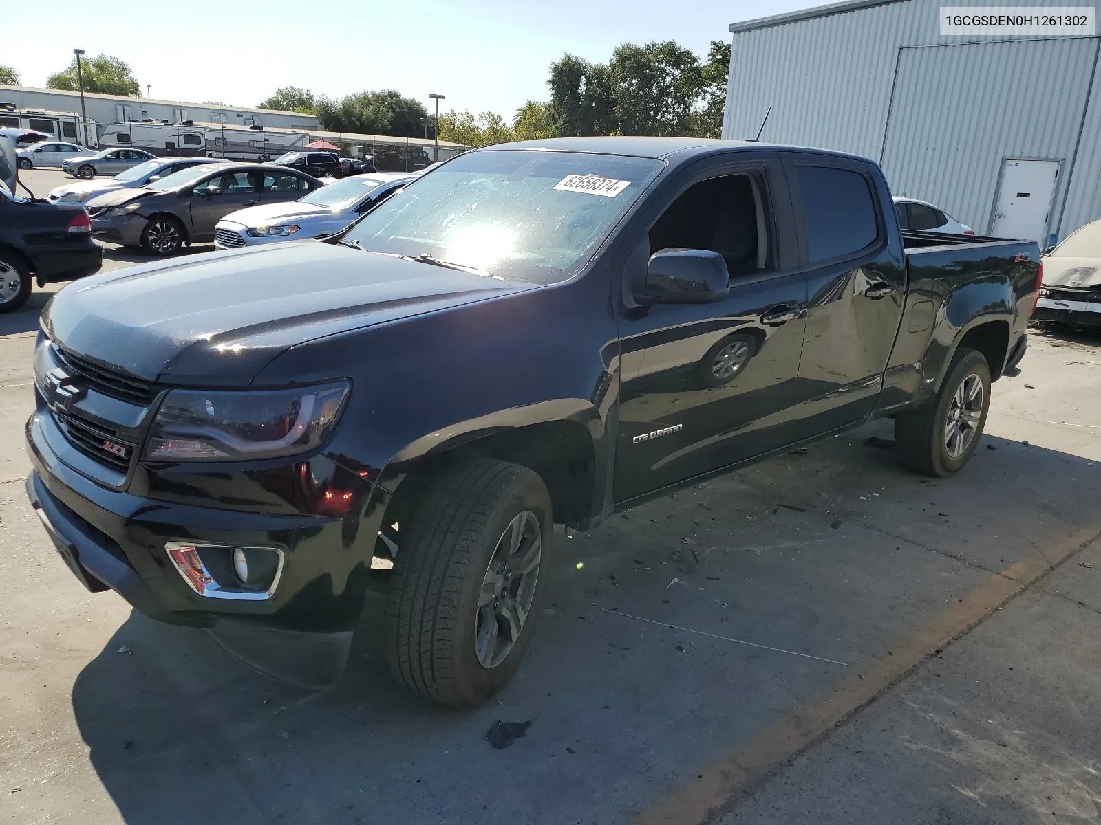 2017 Chevrolet Colorado Z71 VIN: 1GCGSDEN0H1261302 Lot: 62656374