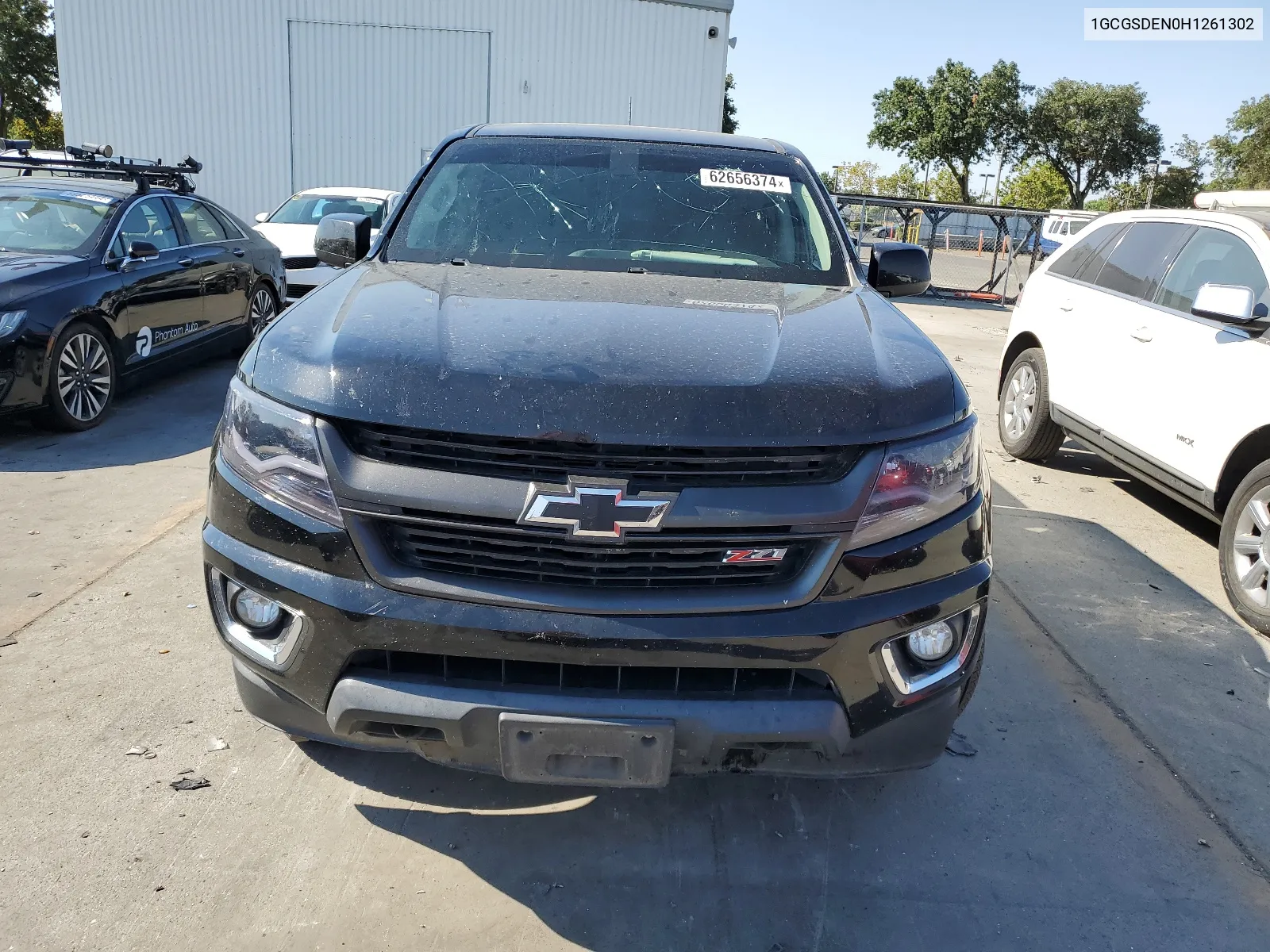 2017 Chevrolet Colorado Z71 VIN: 1GCGSDEN0H1261302 Lot: 62656374