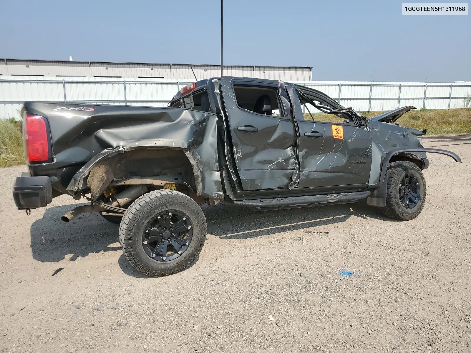 2017 Chevrolet Colorado Zr2 VIN: 1GCGTEEN5H1311968 Lot: 64782774