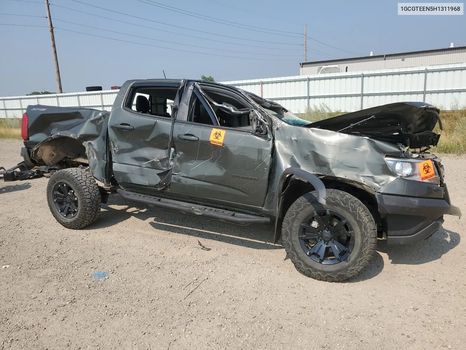 2017 Chevrolet Colorado Zr2 VIN: 1GCGTEEN5H1311968 Lot: 64782774