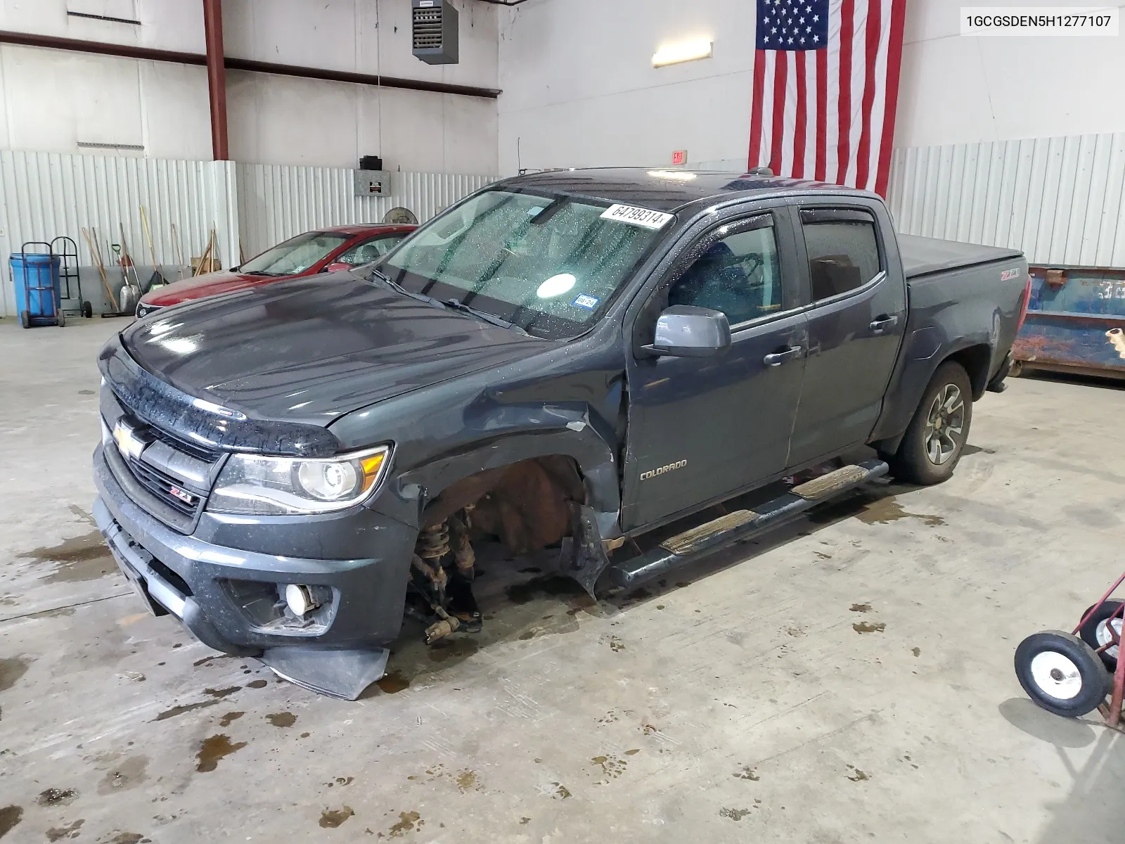 2017 Chevrolet Colorado Z71 VIN: 1GCGSDEN5H1277107 Lot: 64799314