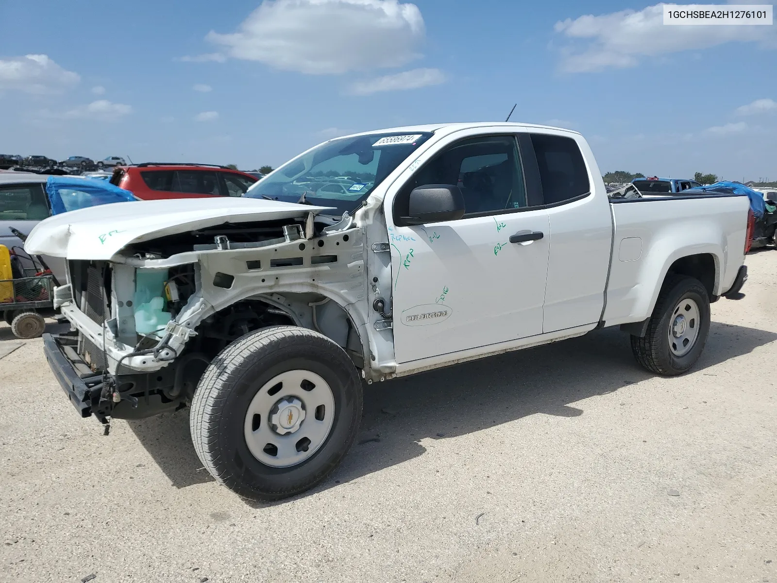 2017 Chevrolet Colorado VIN: 1GCHSBEA2H1276101 Lot: 65586974