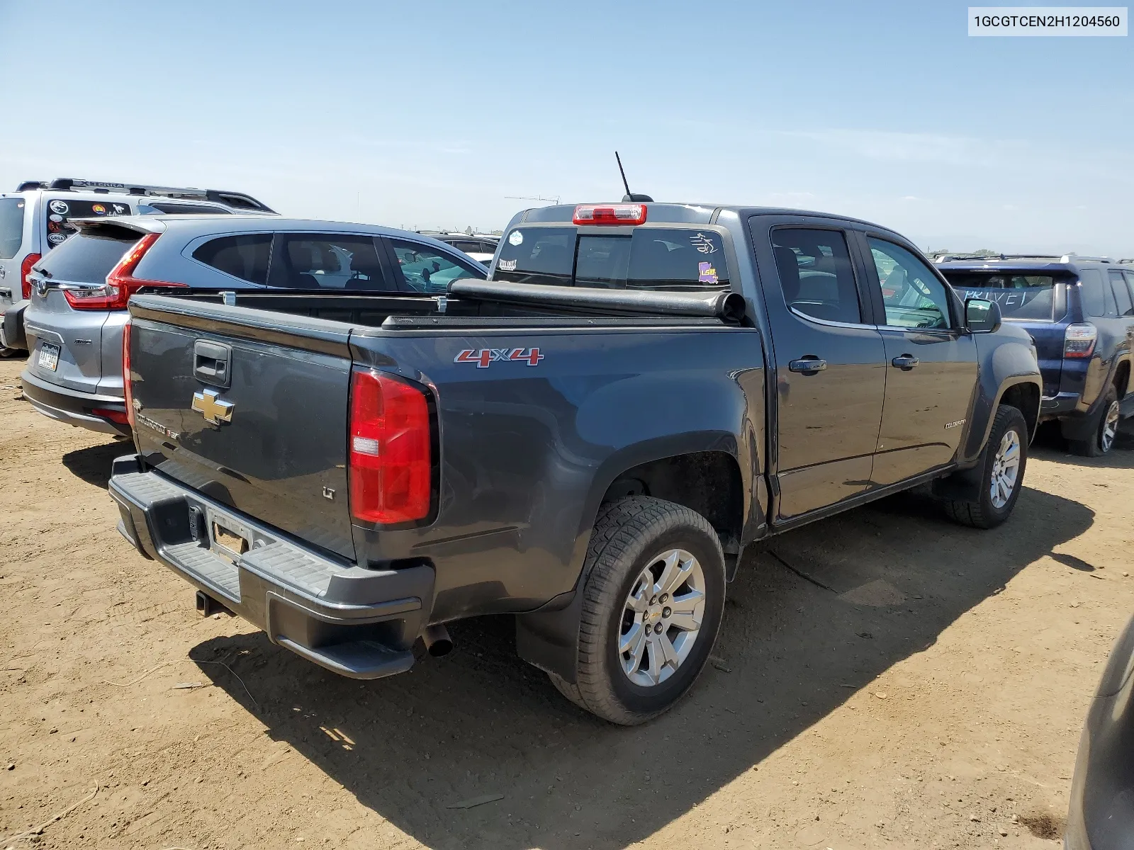 2017 Chevrolet Colorado Lt VIN: 1GCGTCEN2H1204560 Lot: 65600904