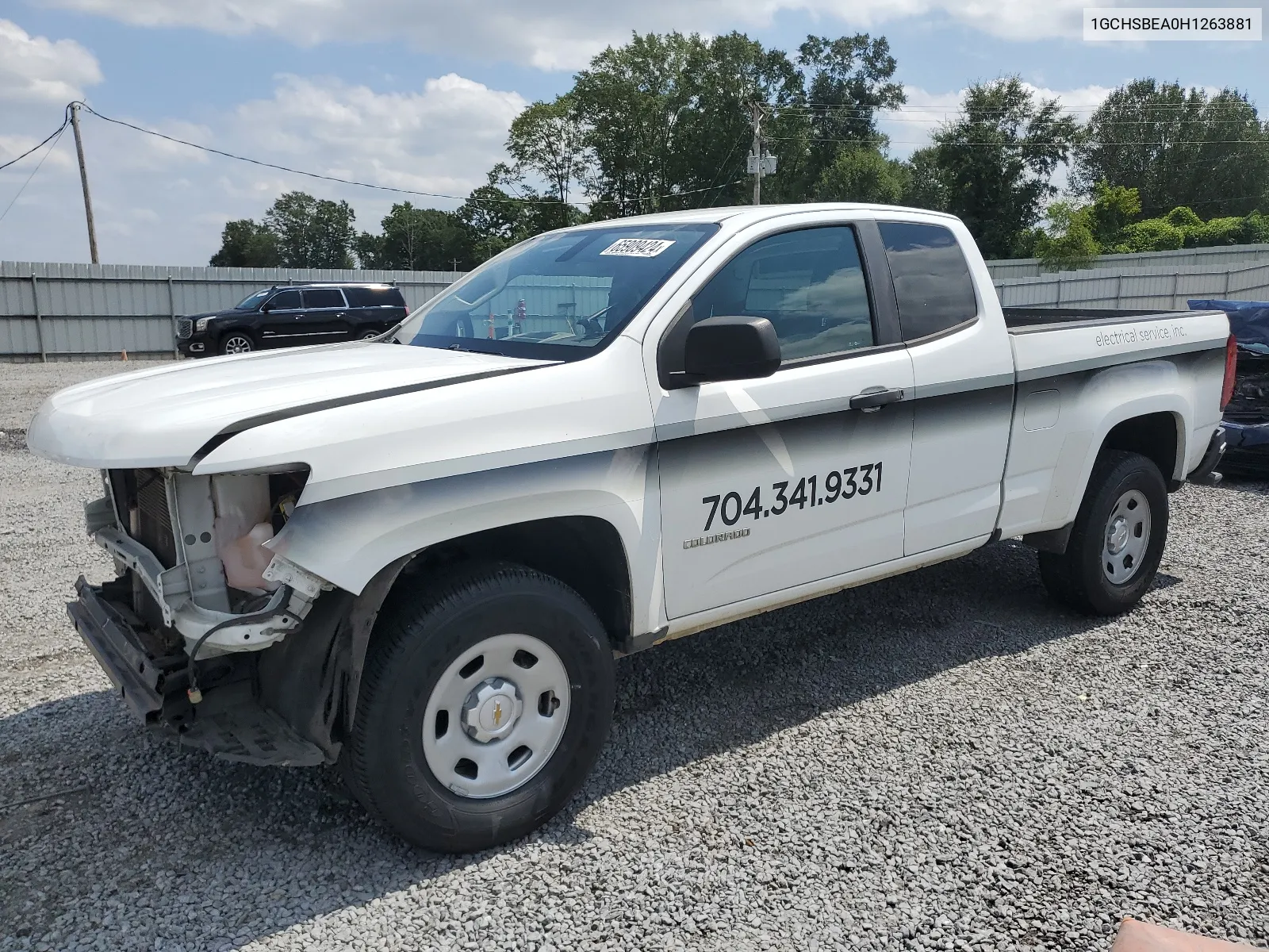 2017 Chevrolet Colorado VIN: 1GCHSBEA0H1263881 Lot: 65909424