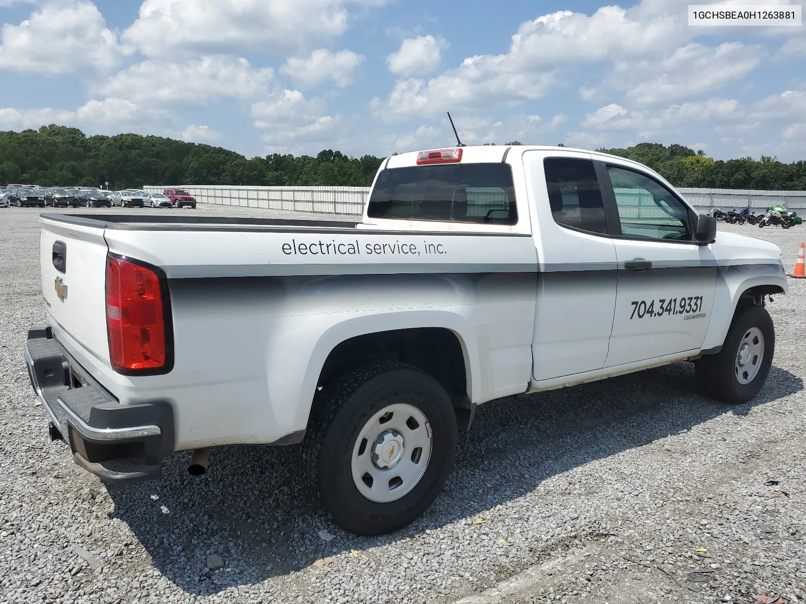 2017 Chevrolet Colorado VIN: 1GCHSBEA0H1263881 Lot: 65909424