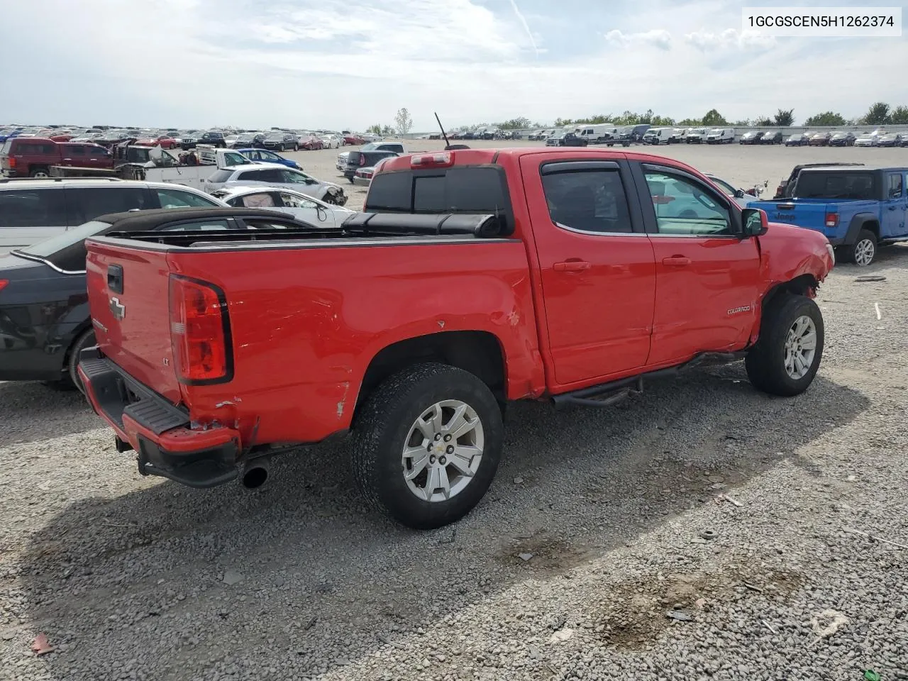 1GCGSCEN5H1262374 2017 Chevrolet Colorado Lt