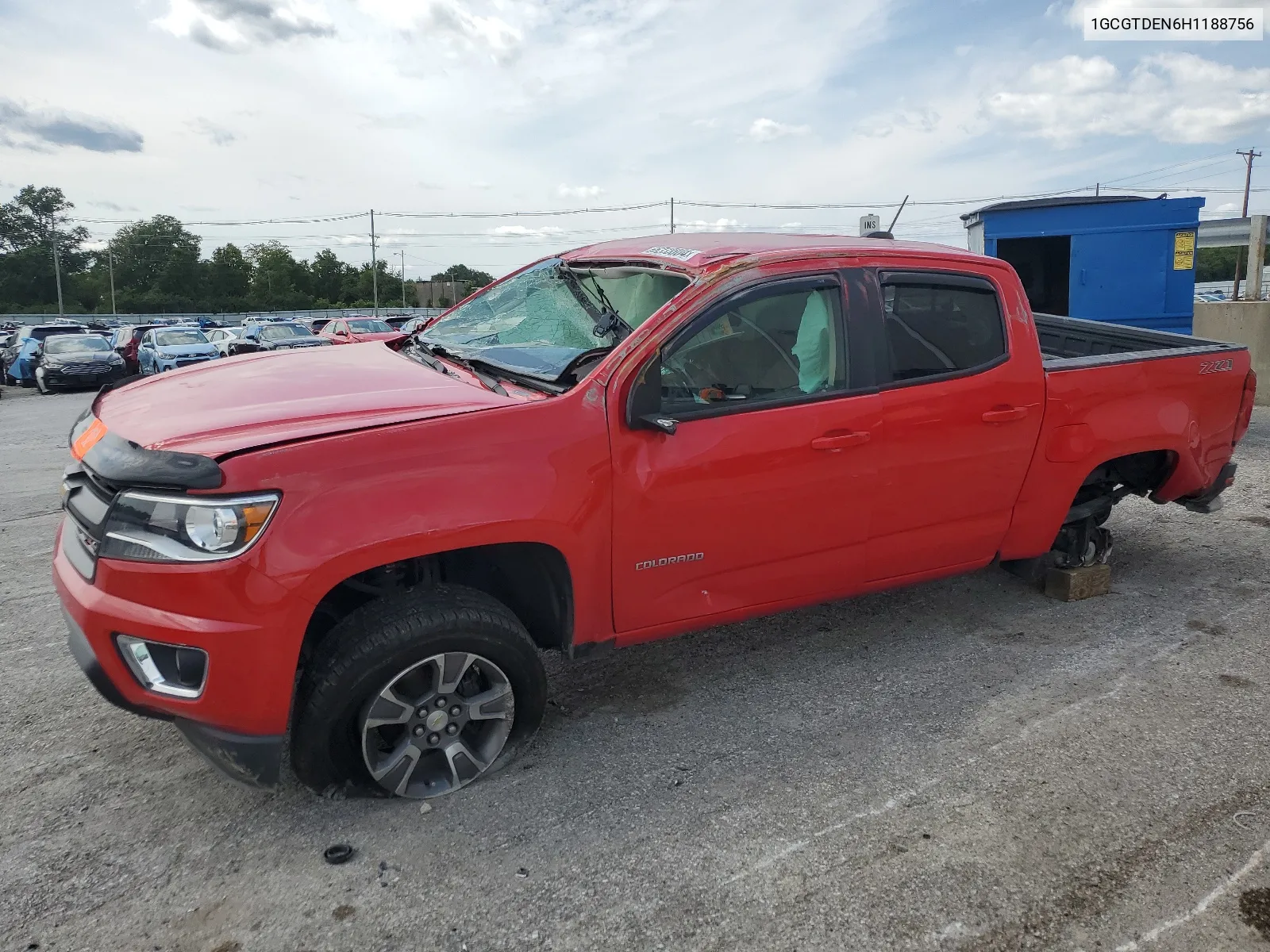 2017 Chevrolet Colorado Z71 VIN: 1GCGTDEN6H1188756 Lot: 66333804