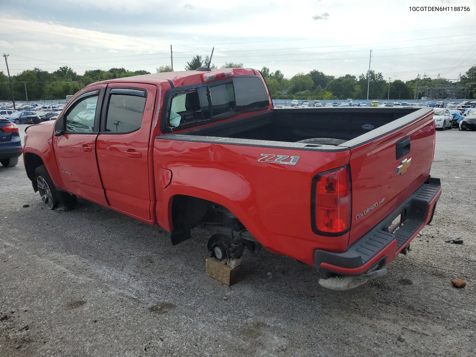 2017 Chevrolet Colorado Z71 VIN: 1GCGTDEN6H1188756 Lot: 66333804