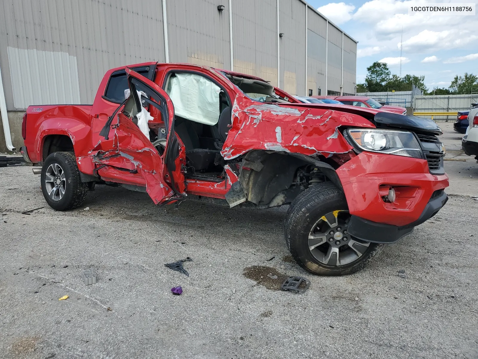 2017 Chevrolet Colorado Z71 VIN: 1GCGTDEN6H1188756 Lot: 66333804