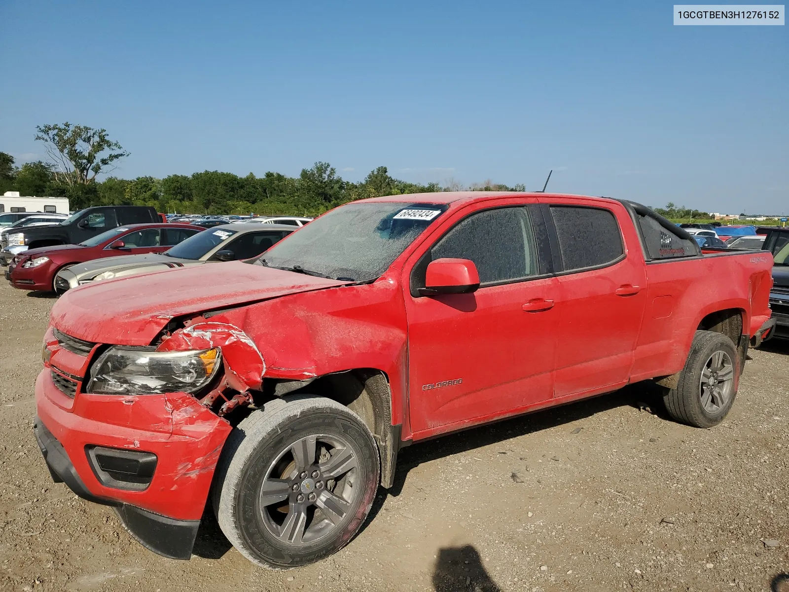 1GCGTBEN3H1276152 2017 Chevrolet Colorado