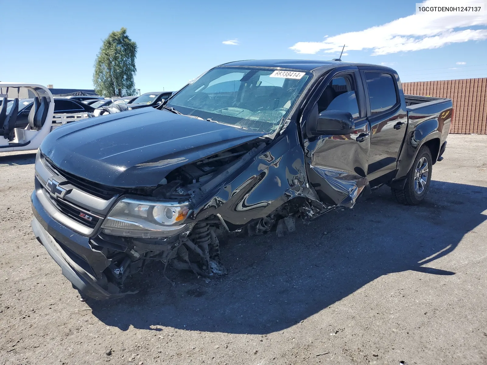 2017 Chevrolet Colorado Z71 VIN: 1GCGTDEN0H1247137 Lot: 68338414