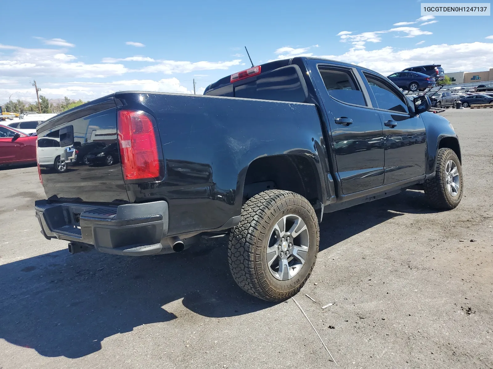 2017 Chevrolet Colorado Z71 VIN: 1GCGTDEN0H1247137 Lot: 68338414