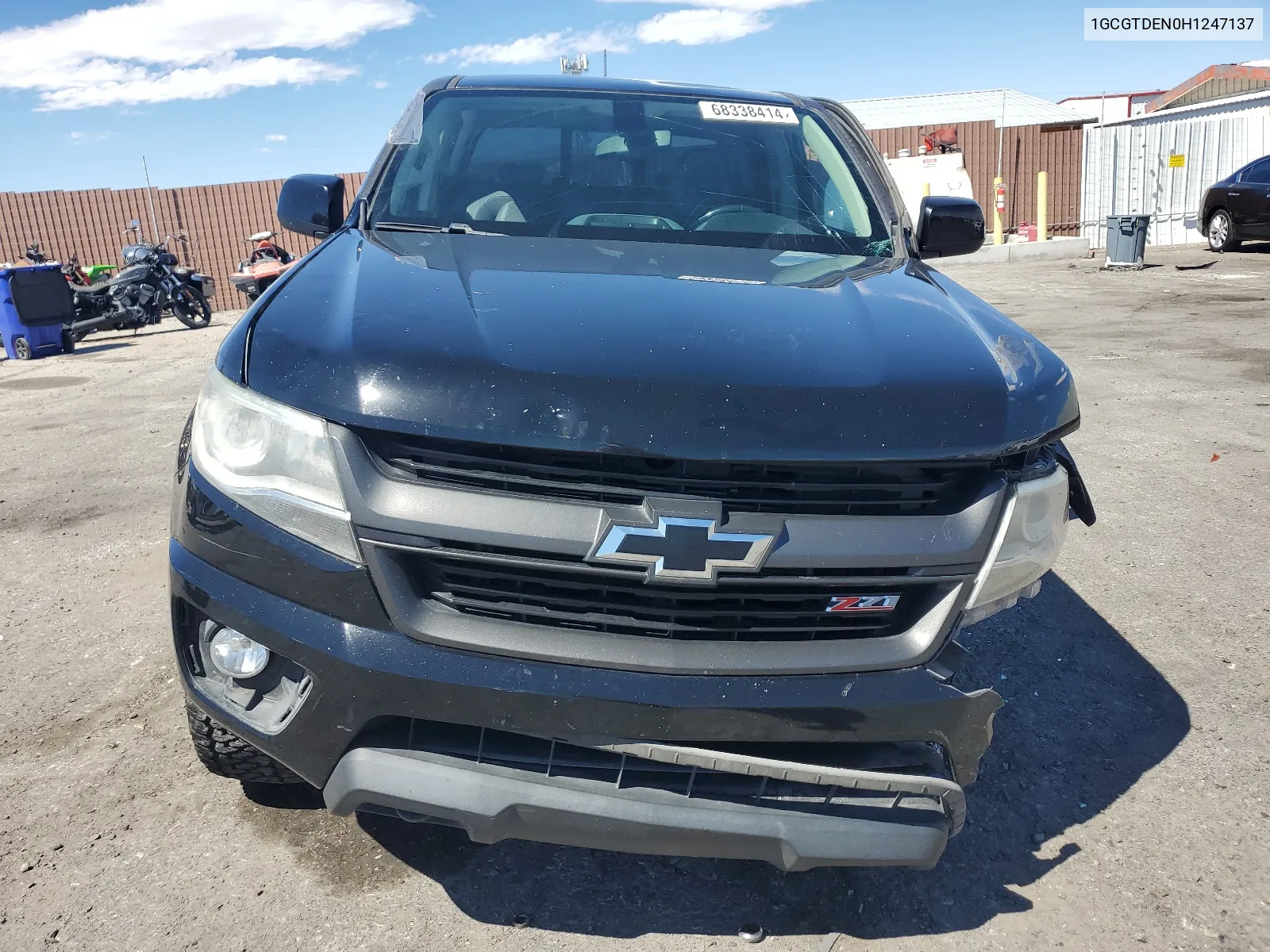 2017 Chevrolet Colorado Z71 VIN: 1GCGTDEN0H1247137 Lot: 68338414