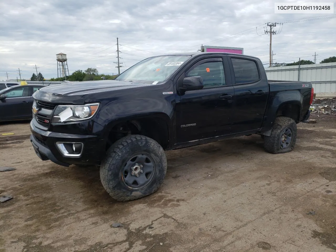 2017 Chevrolet Colorado Z71 VIN: 1GCPTDE10H1192458 Lot: 69183384