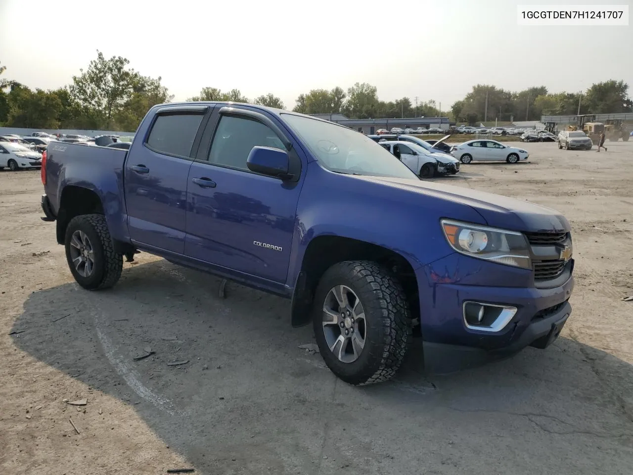 2017 Chevrolet Colorado Z71 VIN: 1GCGTDEN7H1241707 Lot: 70711394