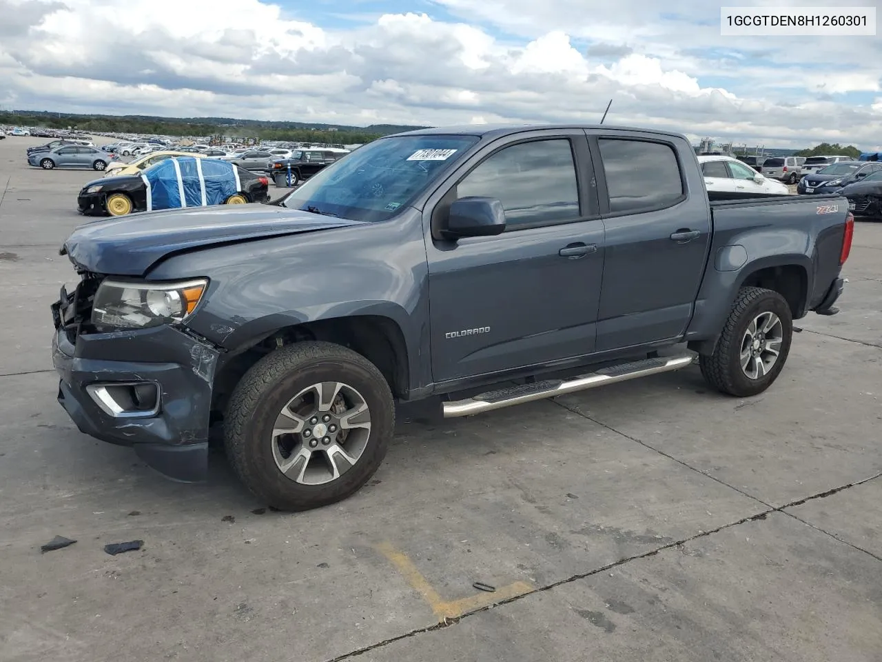 2017 Chevrolet Colorado Z71 VIN: 1GCGTDEN8H1260301 Lot: 71301044