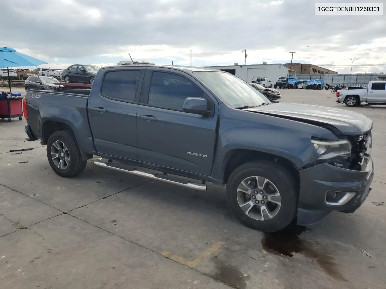 2017 Chevrolet Colorado Z71 VIN: 1GCGTDEN8H1260301 Lot: 71301044