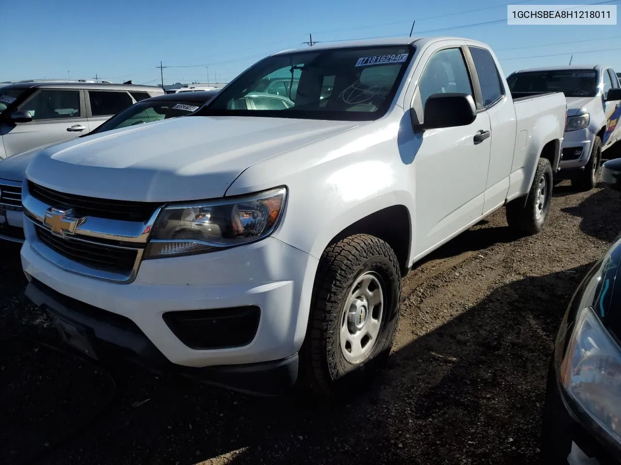 2017 Chevrolet Colorado VIN: 1GCHSBEA8H1218011 Lot: 71816294