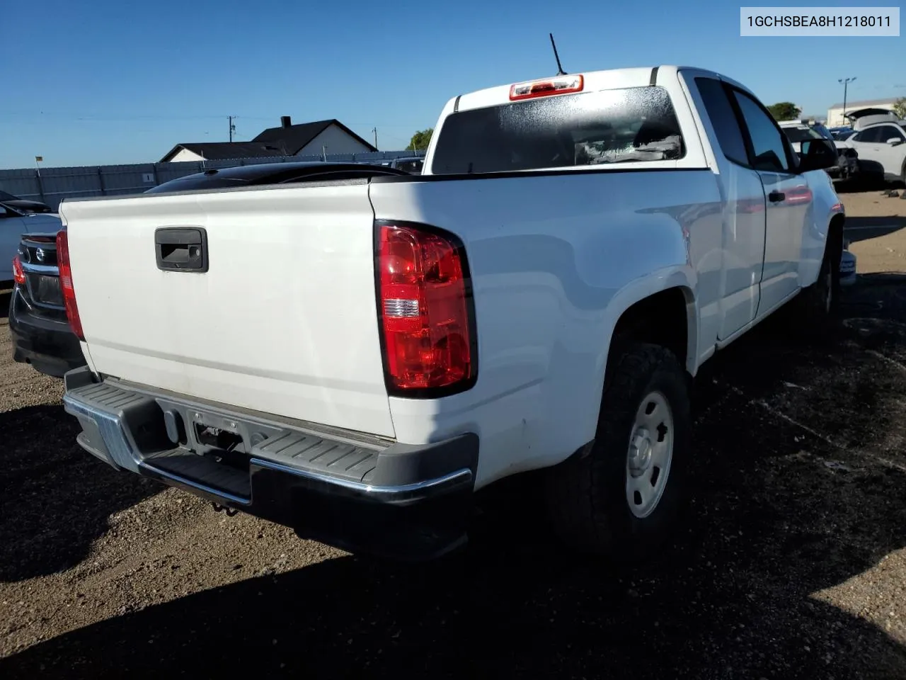 1GCHSBEA8H1218011 2017 Chevrolet Colorado