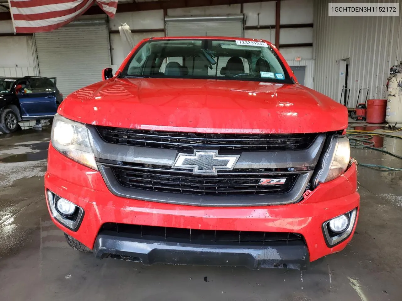 2017 Chevrolet Colorado Z71 VIN: 1GCHTDEN3H1152172 Lot: 72329134