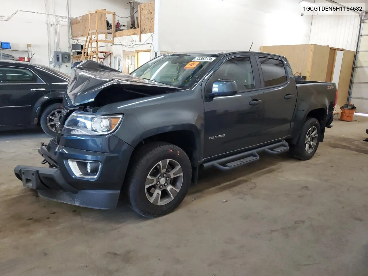 2017 Chevrolet Colorado Z71 VIN: 1GCGTDEN5H1184682 Lot: 72353174