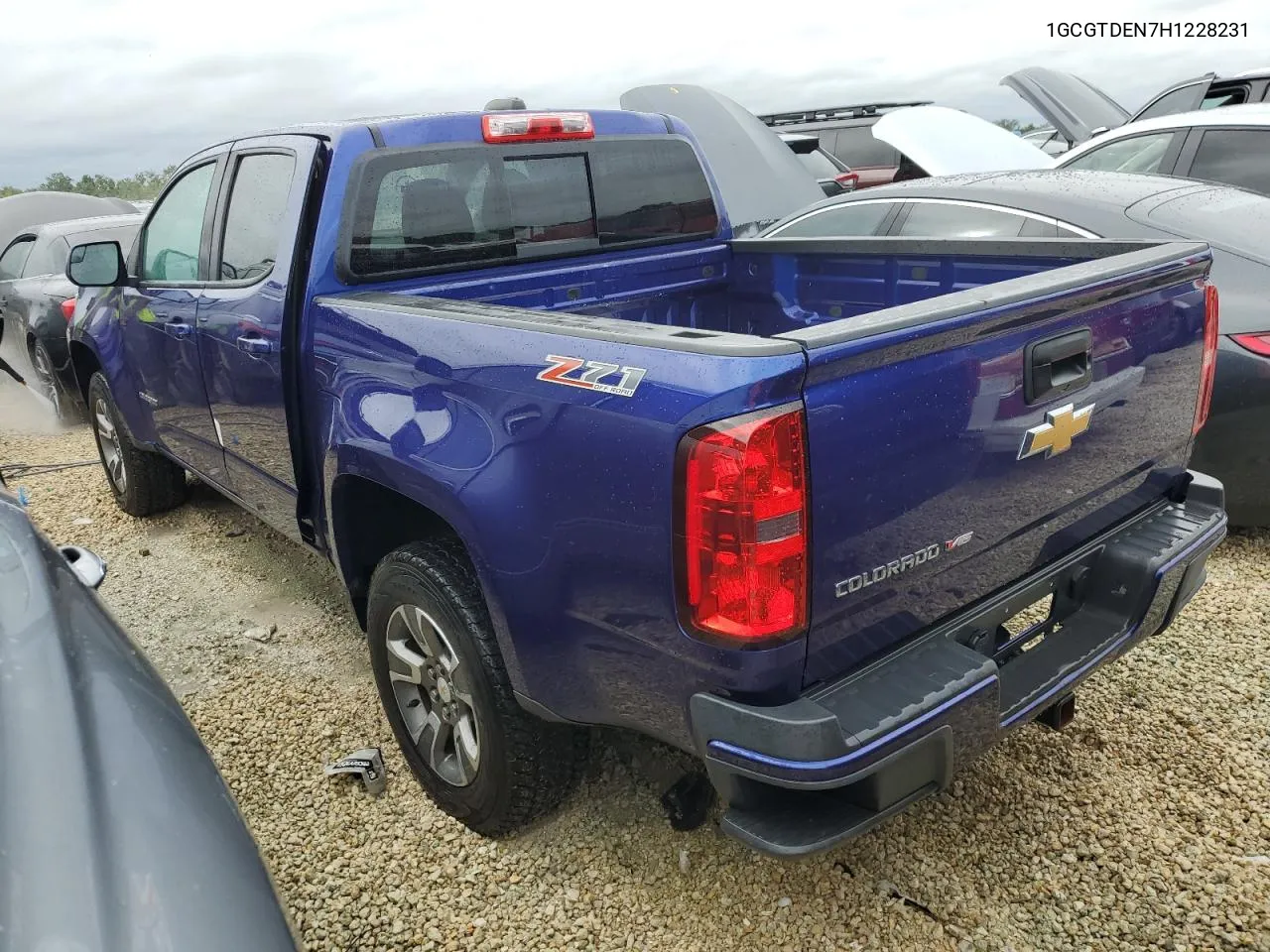 2017 Chevrolet Colorado Z71 VIN: 1GCGTDEN7H1228231 Lot: 74433744