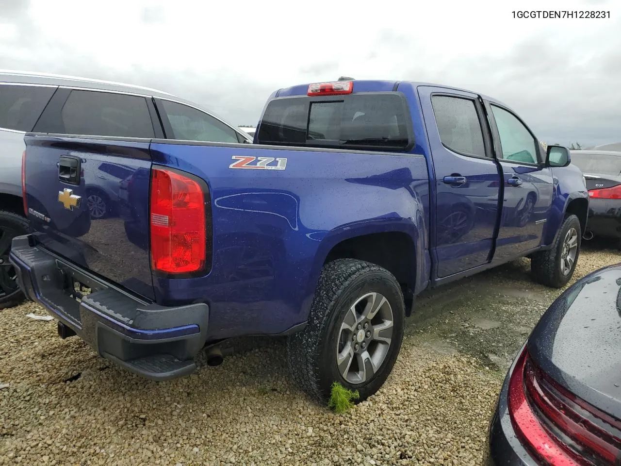 2017 Chevrolet Colorado Z71 VIN: 1GCGTDEN7H1228231 Lot: 74433744