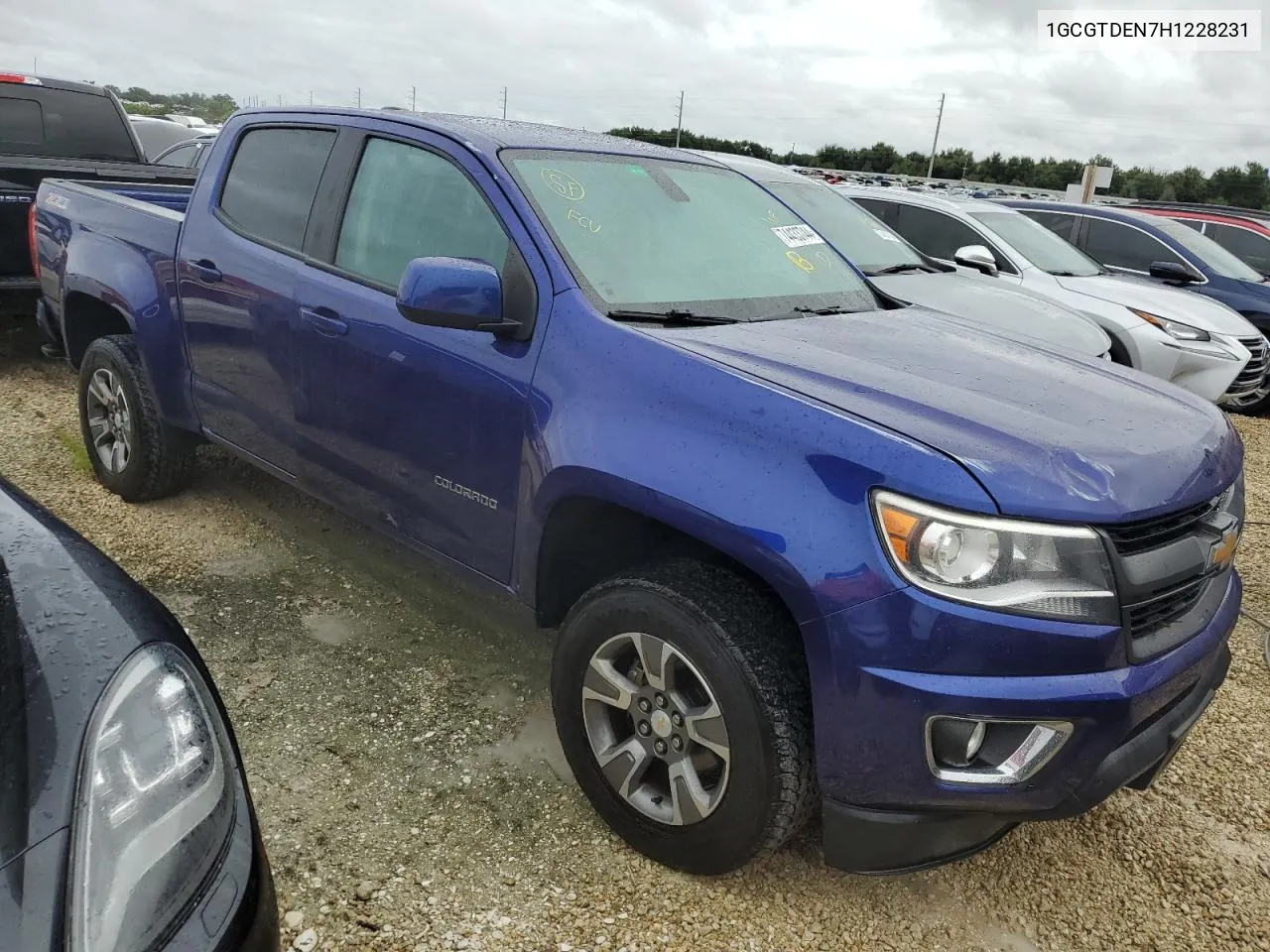 2017 Chevrolet Colorado Z71 VIN: 1GCGTDEN7H1228231 Lot: 74433744