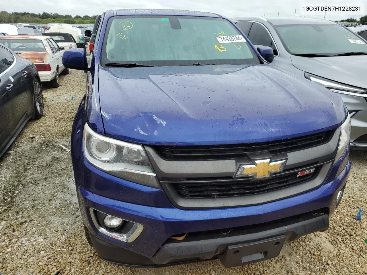 2017 Chevrolet Colorado Z71 VIN: 1GCGTDEN7H1228231 Lot: 74433744