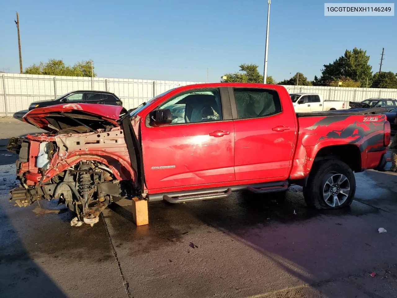 2017 Chevrolet Colorado Z71 VIN: 1GCGTDENXH1146249 Lot: 74442404