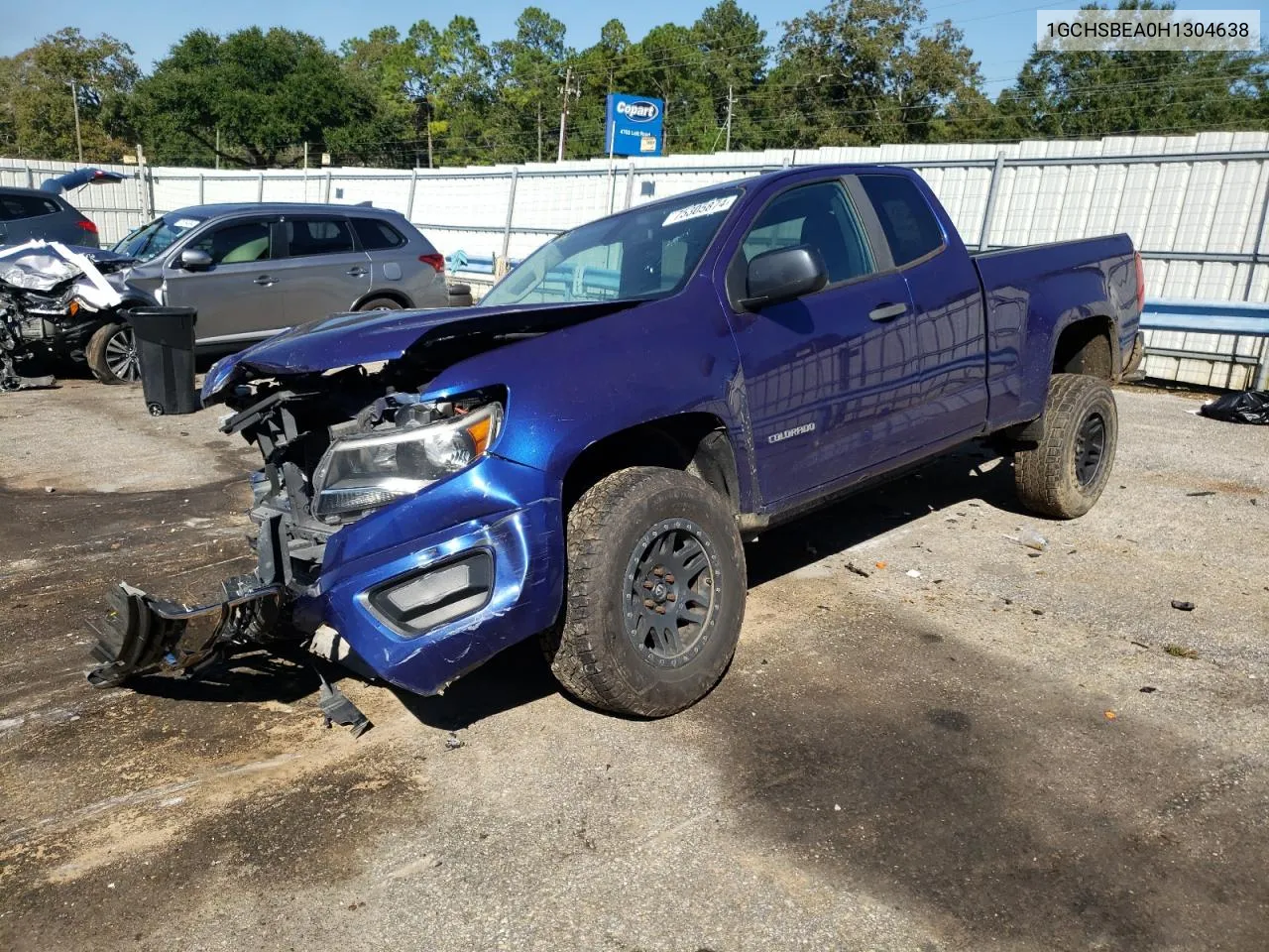 2017 Chevrolet Colorado VIN: 1GCHSBEA0H1304638 Lot: 75305874