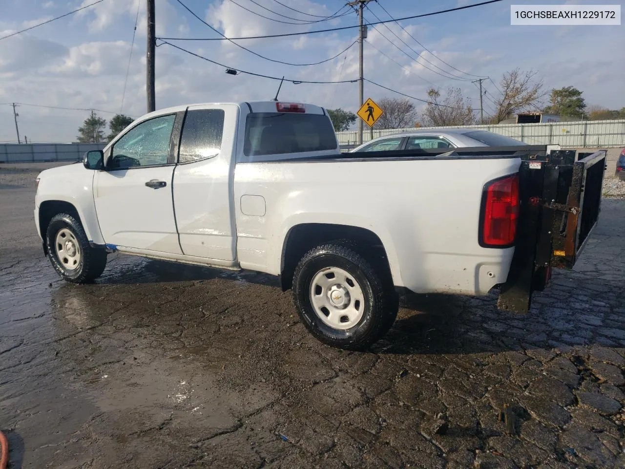 2017 Chevrolet Colorado VIN: 1GCHSBEAXH1229172 Lot: 75646164