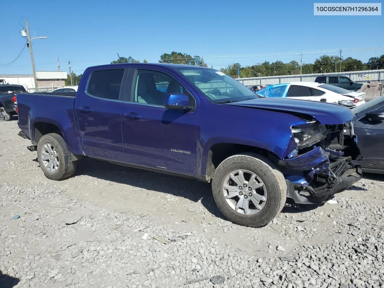 2017 Chevrolet Colorado Lt VIN: 1GCGSCEN7H1296364 Lot: 76588604