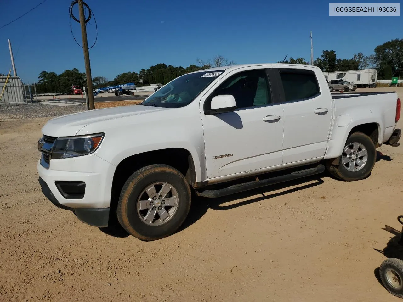 2017 Chevrolet Colorado VIN: 1GCGSBEA2H1193036 Lot: 76692834