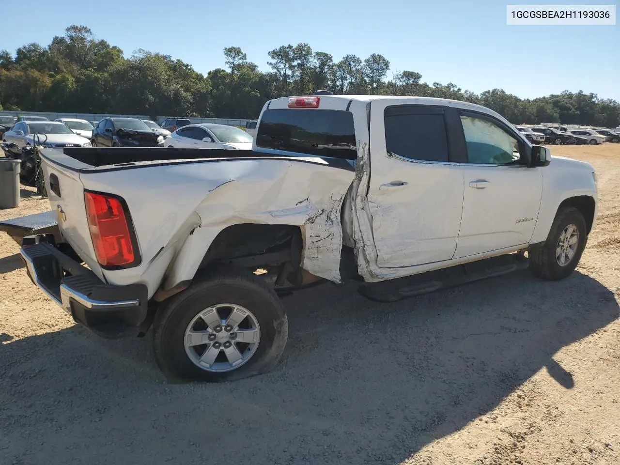 2017 Chevrolet Colorado VIN: 1GCGSBEA2H1193036 Lot: 76692834