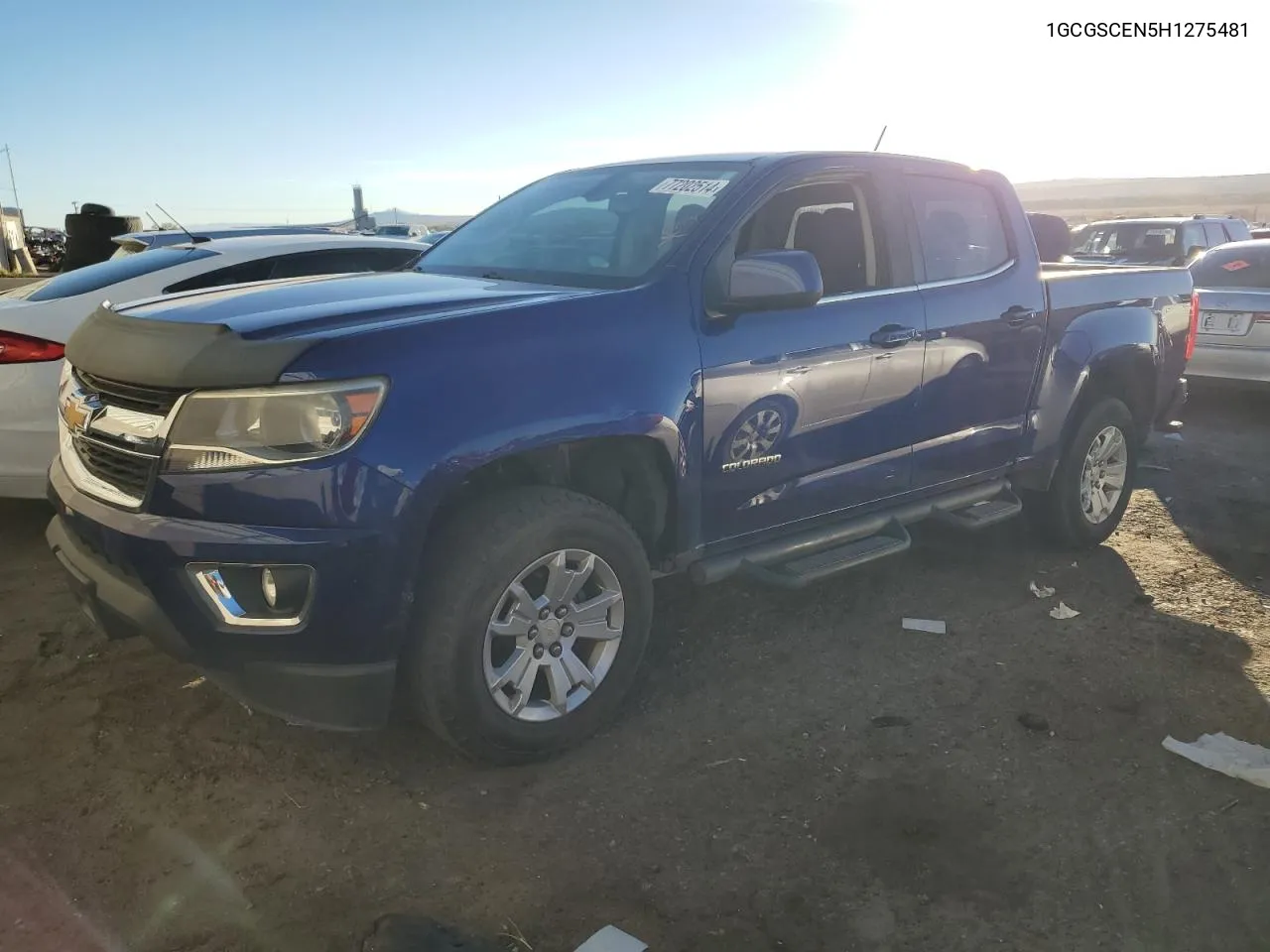 2017 Chevrolet Colorado Lt VIN: 1GCGSCEN5H1275481 Lot: 77202514