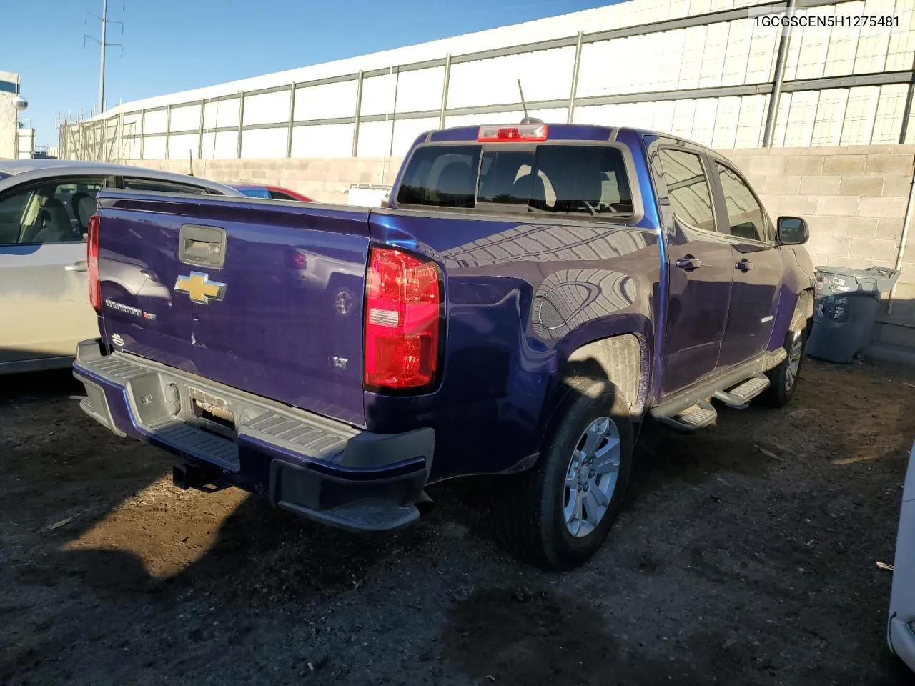 2017 Chevrolet Colorado Lt VIN: 1GCGSCEN5H1275481 Lot: 77202514