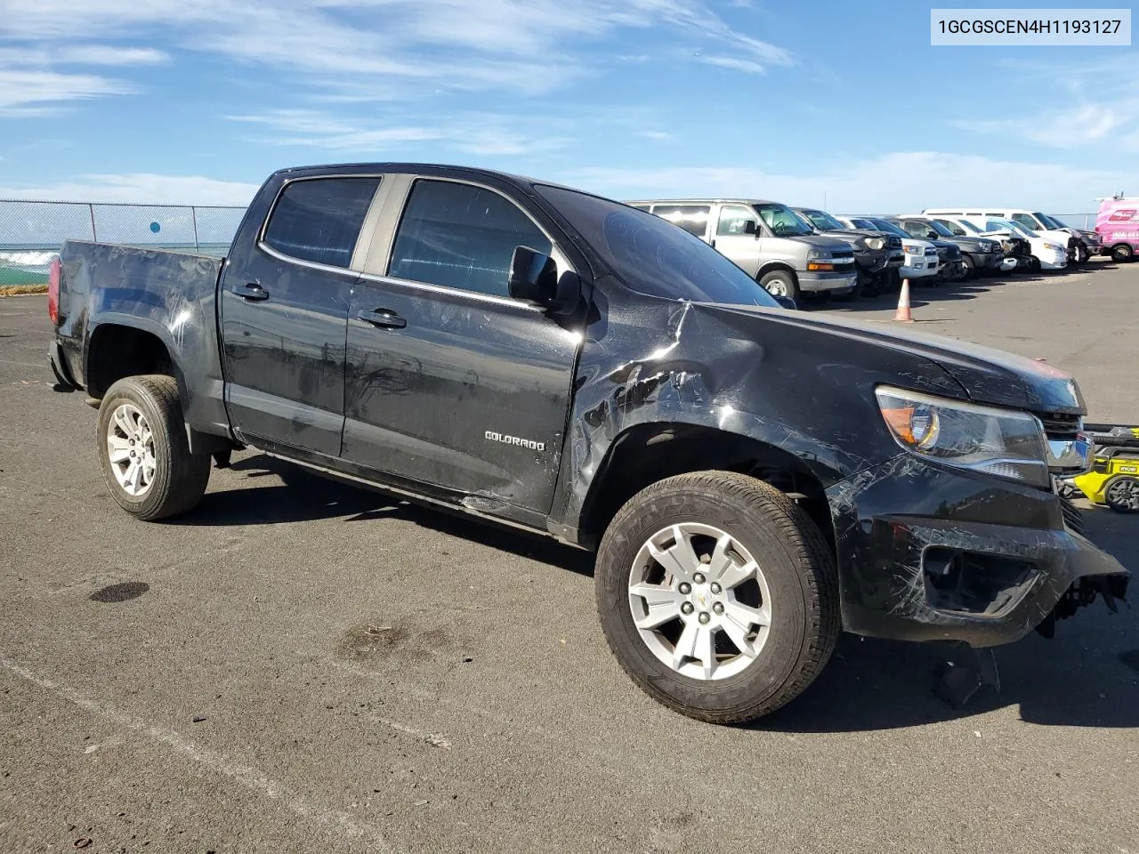 2017 Chevrolet Colorado Lt VIN: 1GCGSCEN4H1193127 Lot: 77707494