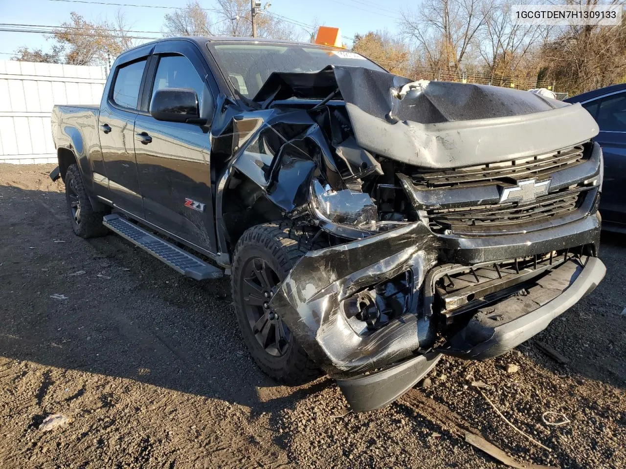 2017 Chevrolet Colorado Z71 VIN: 1GCGTDEN7H1309133 Lot: 78081024