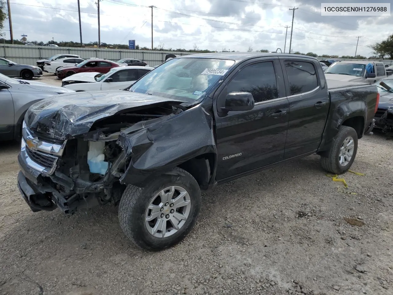 2017 Chevrolet Colorado Lt VIN: 1GCGSCEN0H1276988 Lot: 78406234