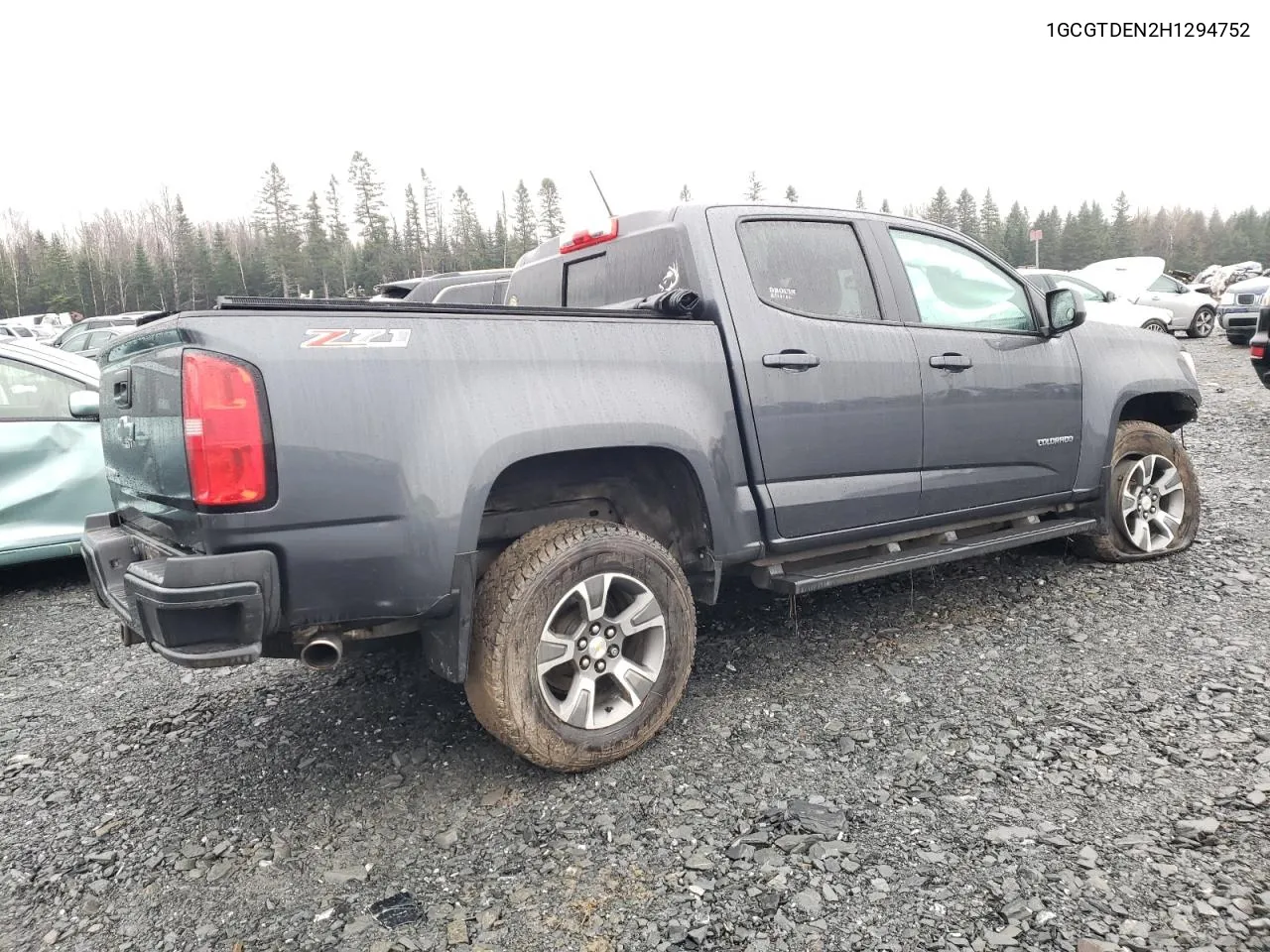 2017 Chevrolet Colorado Z71 VIN: 1GCGTDEN2H1294752 Lot: 79073524