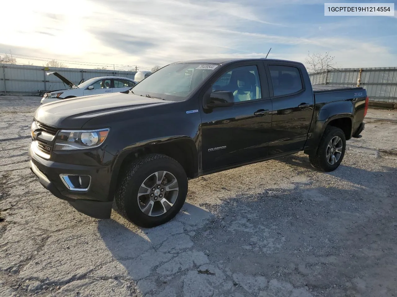 2017 Chevrolet Colorado Z71 VIN: 1GCPTDE19H1214554 Lot: 79409544